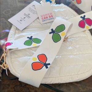 Ah-Dorned Puffed Pickleball Sling Bag.